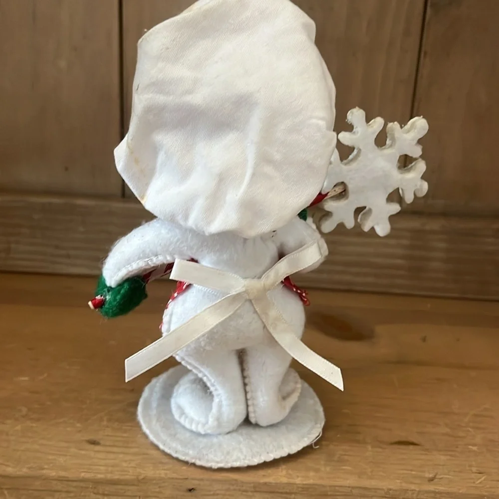 Annalee Peppermint Chef Snowman Holiday Christmas 2015 Snowflake Hat Apron